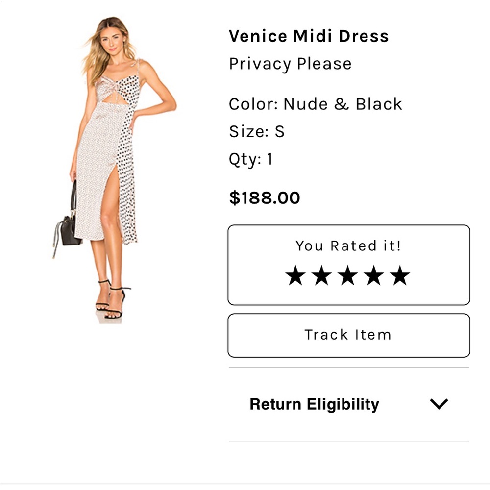 Privacy Please midi Dress
